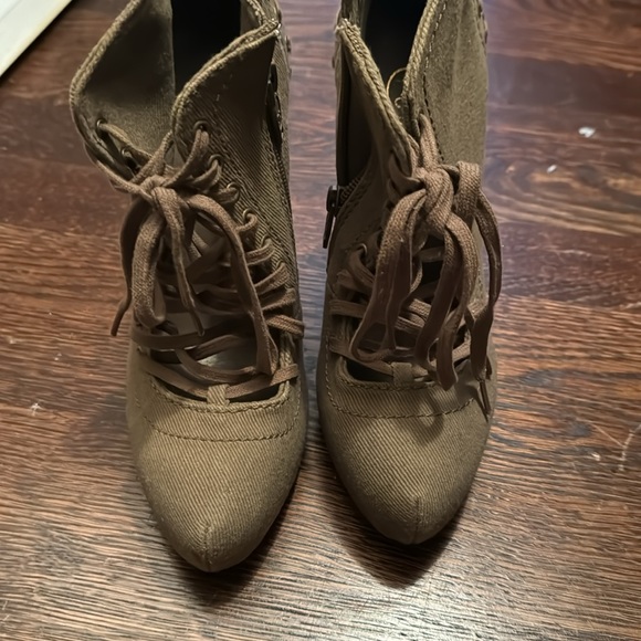 ASH Plarform Heeled Booties Sz 7 - Picture 2 of 5